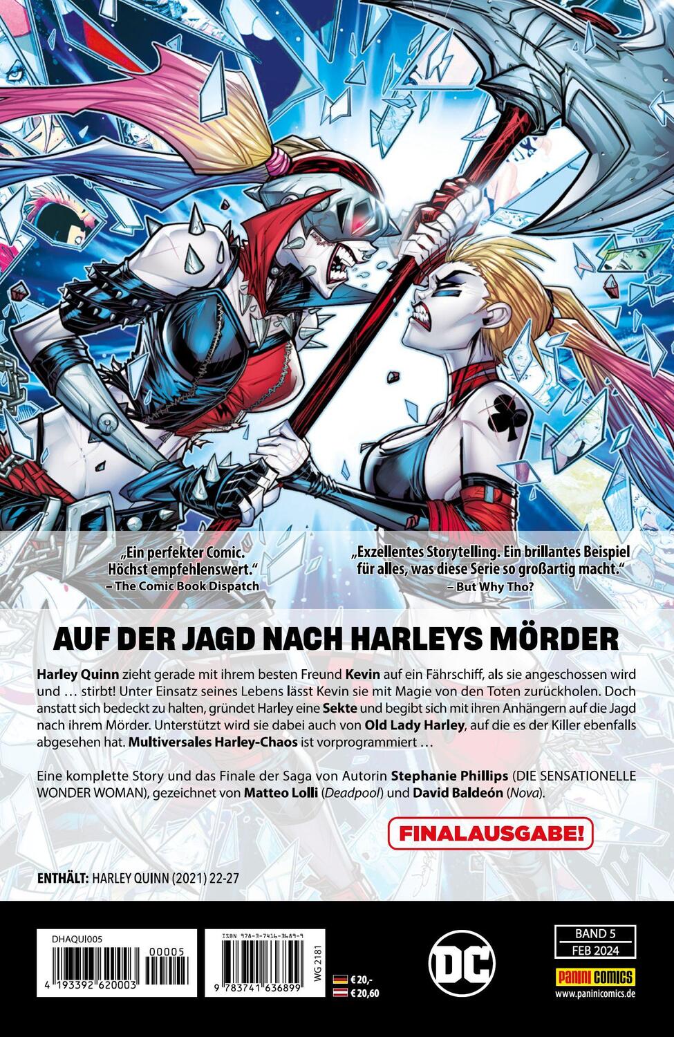 Rückseite: 9783741636899 | Harley Quinn | Bd. 5 (3. Serie): Wer hat Harley getötet? | Taschenbuch