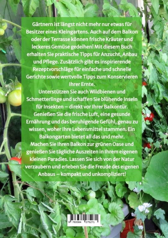 Rückseite: 9783384275271 | Balkongarten für Einsteiger - Erfahrungen und Tipps aus vielen...