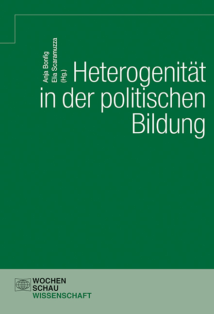 Cover: 9783734412769 | Heterogenität in der politischen Bildung | Anja Bonfig (u. a.) | Buch