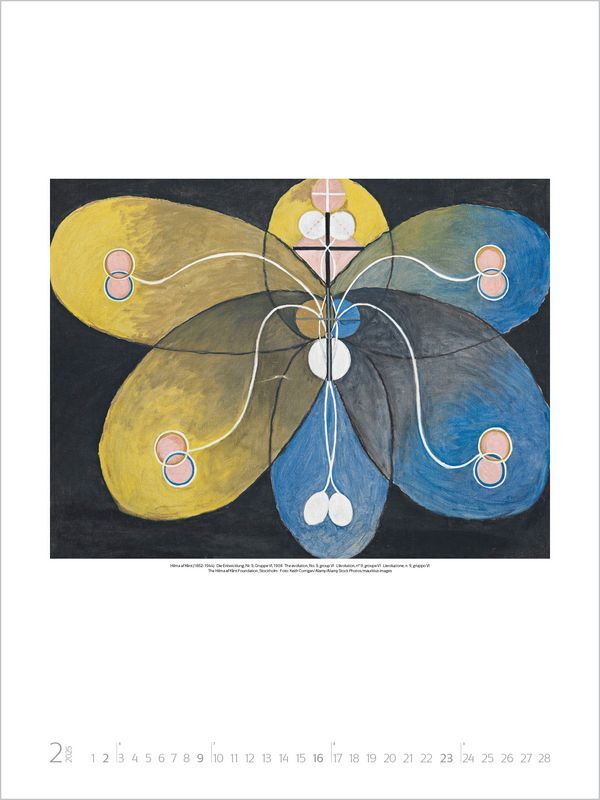 Bild: 9783731879718 | Hilma af Klint 2025 | Korsch Verlag | Kalender | Spiralbindung | 14 S.