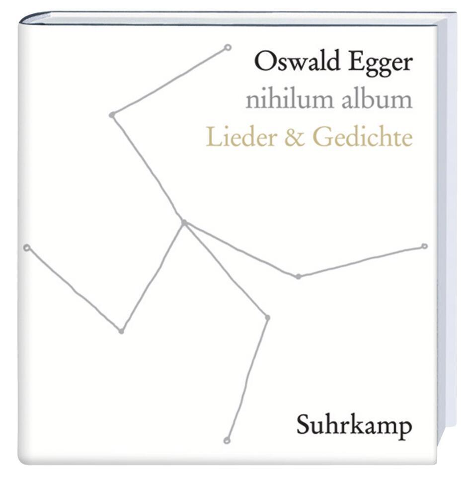 Cover: 9783518418710 | nihilum album | Lieder & Gedichte | Oswald Egger | Buch | Suhrkamp