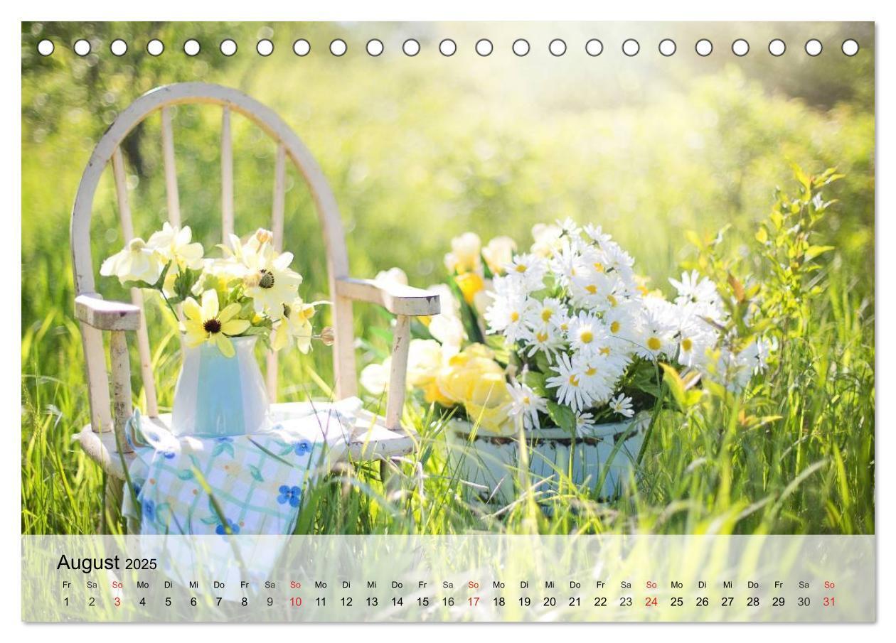 Bild: 9783435553938 | Landhaus-Romantik. Die Farben des Sommers (Tischkalender 2025 DIN...