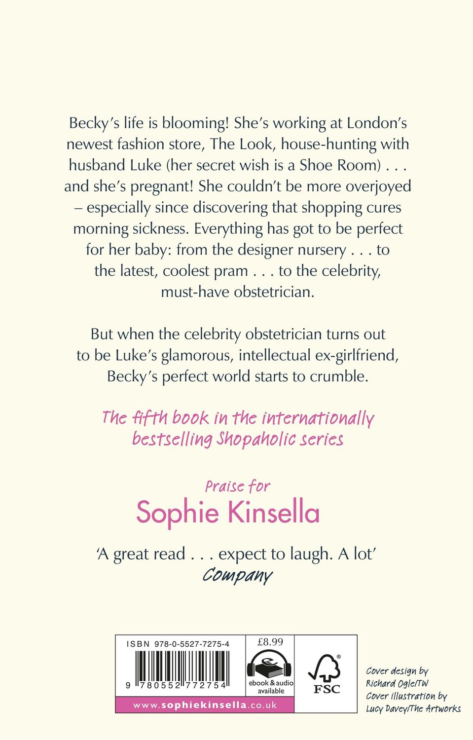 Rückseite: 9780552772754 | Shopaholic &amp; Baby | (Shopaholic Book 5) | Sophie Kinsella | Buch