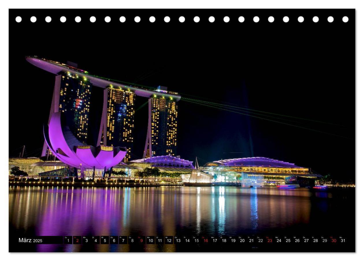 Bild: 9783435521333 | Singapur - Einzigartige Skylines (Tischkalender 2025 DIN A5 quer),...