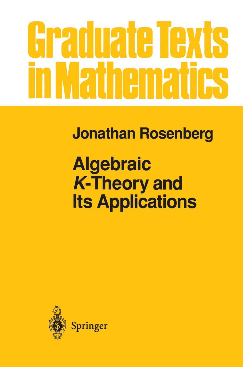 Cover: 9780387942483 | Algebraic K-Theory and Its Applications | Jonathan Rosenberg | Buch