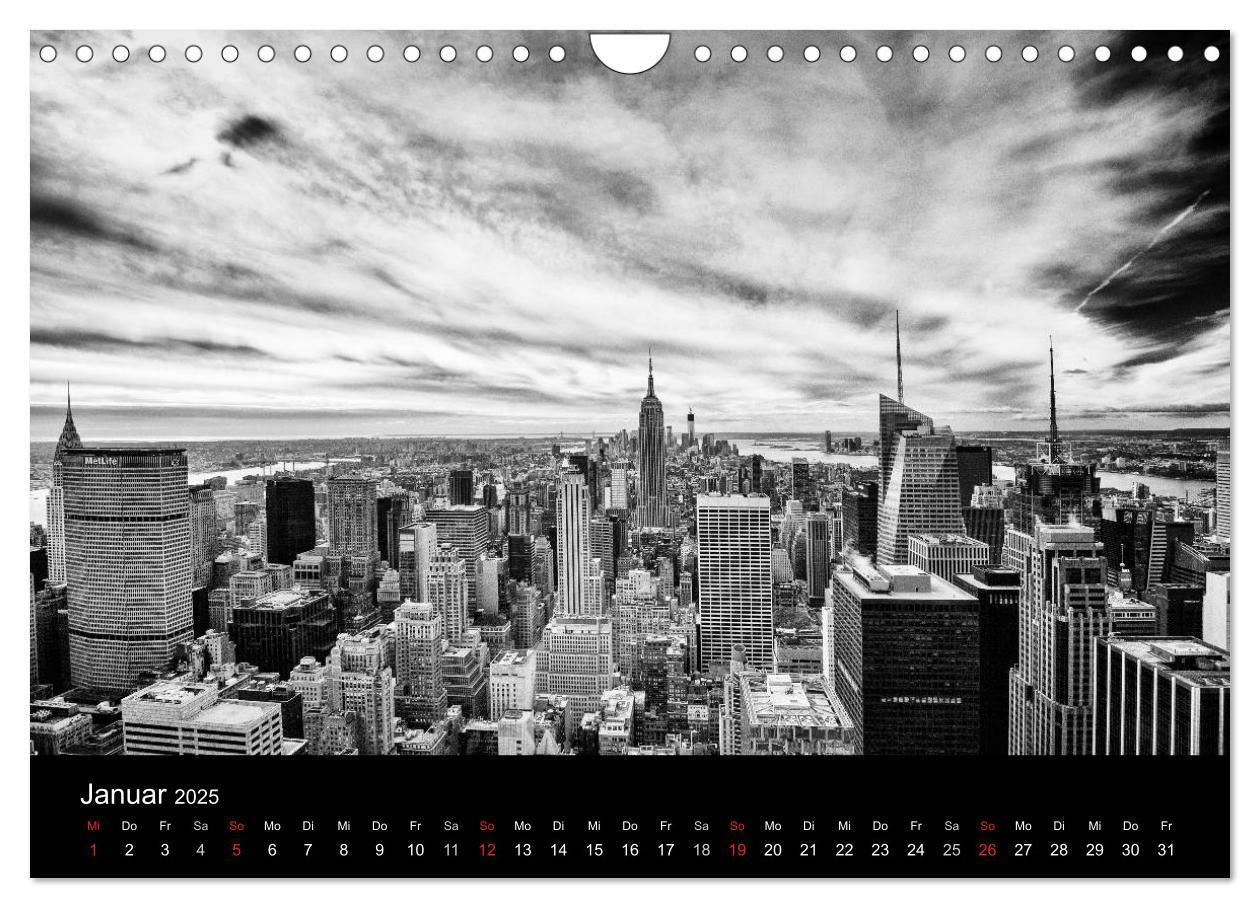 Bild: 9783435796021 | New York 2025 (Wandkalender 2025 DIN A4 quer), CALVENDO Monatskalender