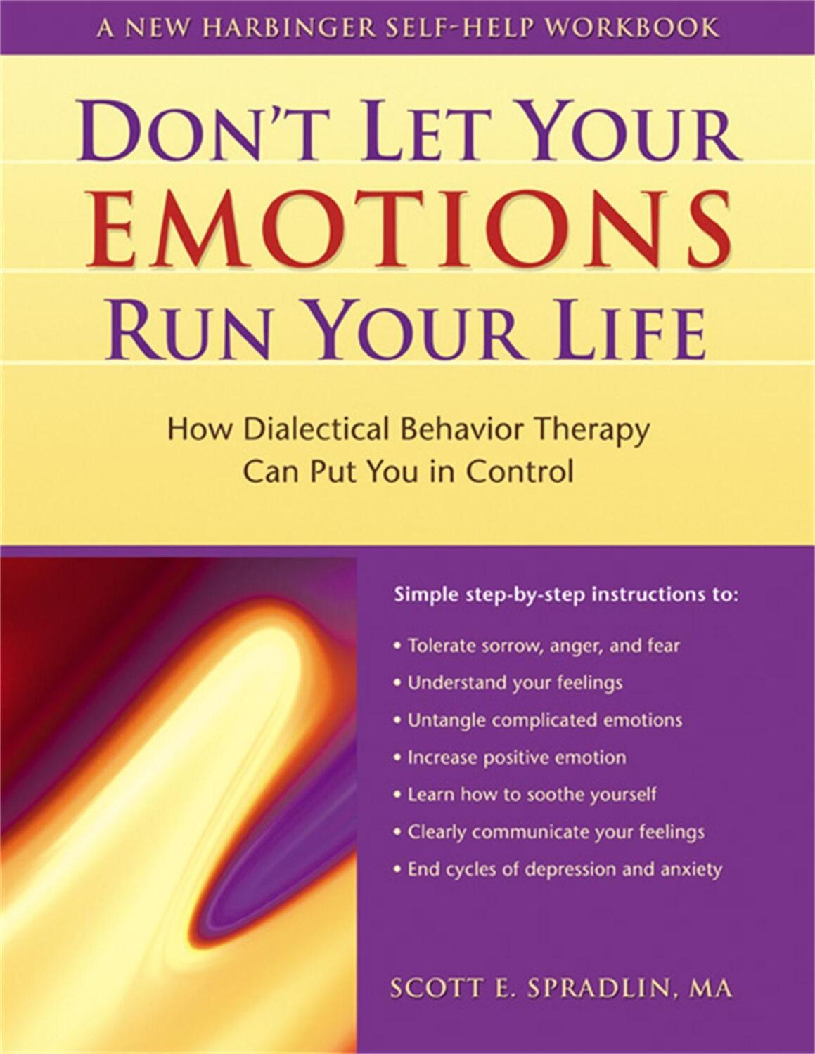Cover: 9781572243095 | Don't Let Your Emotions Run Your Life | Scott E. Spradlin | Buch