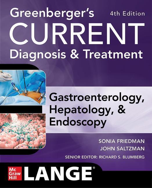 Cover: 9781260473438 | Greenberger's CURRENT Diagnosis & Treatment Gastroenterology,...