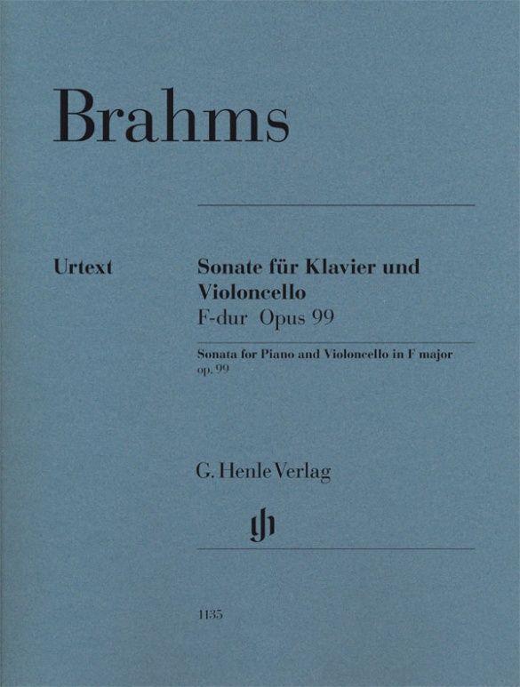 Cover: 9790201811352 | Sonate für Klavier und Violoncello F-dur Opus 99 | Johannes Brahms