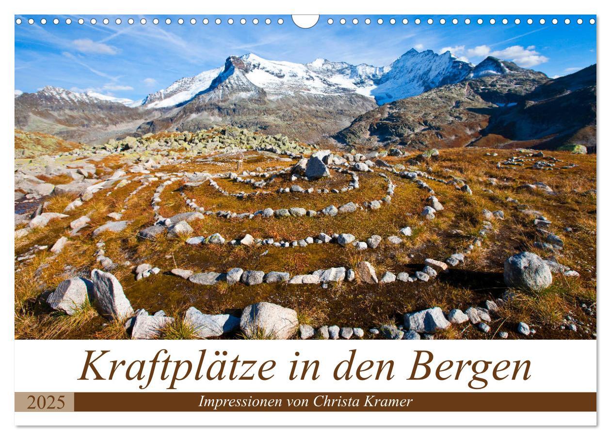 Cover: 9783435411665 | Kraftplätze in den Bergen (Wandkalender 2025 DIN A3 quer), CALVENDO...