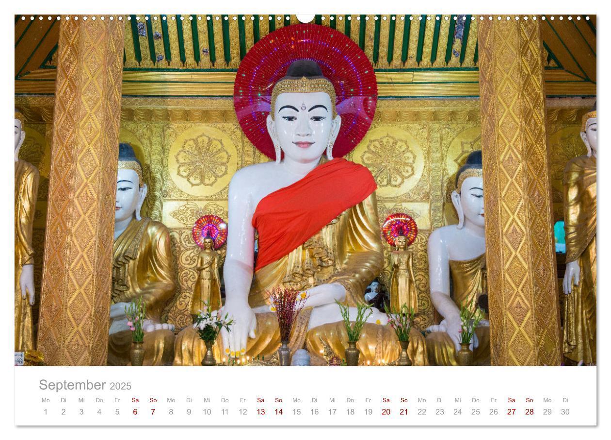 Bild: 9783383956980 | BUDDHA - Im Reich der Achtsamkeit (Wandkalender 2025 DIN A2 quer),...