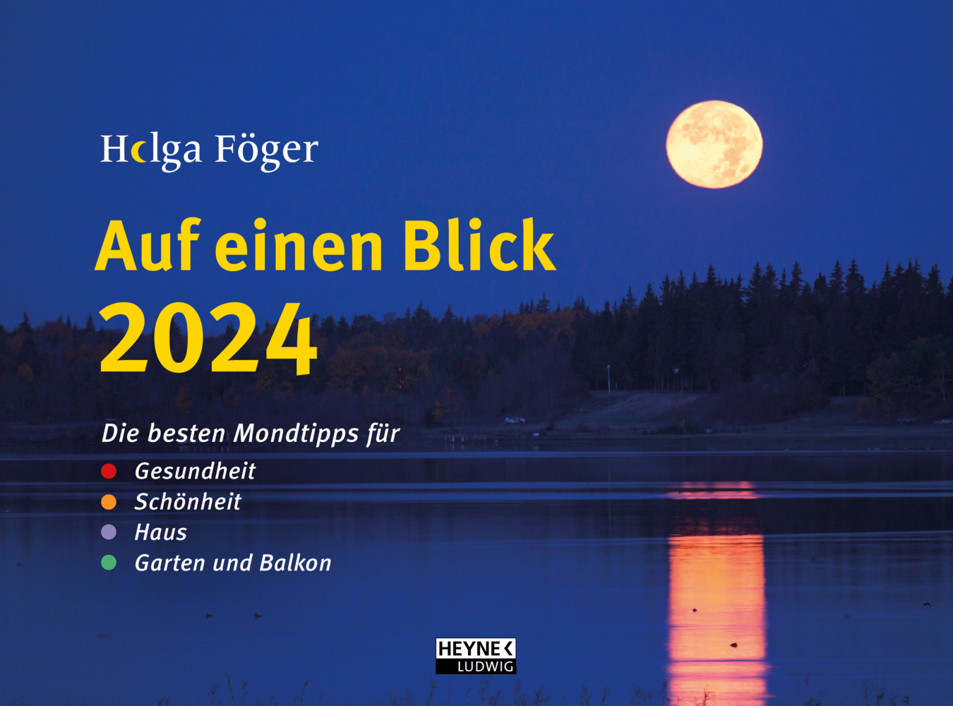 Cover: 9783453239326 | Auf einen Blick 2024 | Helga Föger | Kalender | 14 S. | Deutsch | 2024
