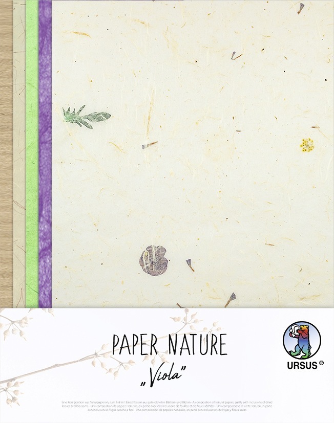 Cover: 4008525247371 | URSUS Spezialpapiere Paper Nature Viola, 23 x 33 cm | 6162-00-03