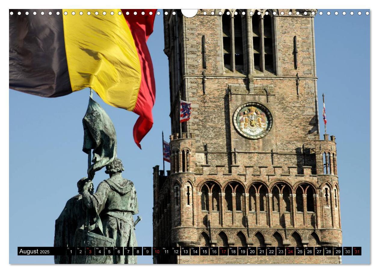 Bild: 9783435702046 | Brügge - Belgien (Wandkalender 2025 DIN A3 quer), CALVENDO...