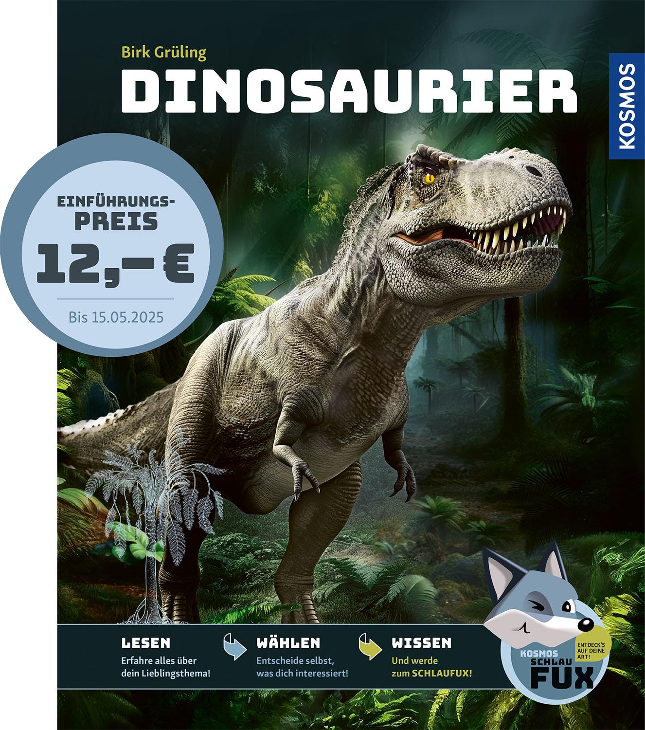 Cover: 9783440178133 | Kosmos SchlauFUX - Dinosaurier | Birk Grüling | Buch | 64 S. | Deutsch