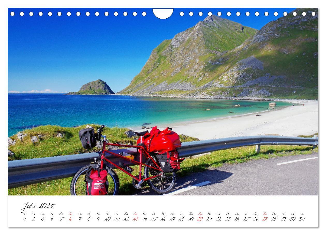 Bild: 9783435552559 | Abenteuer Radreisen (Wandkalender 2025 DIN A4 quer), CALVENDO...