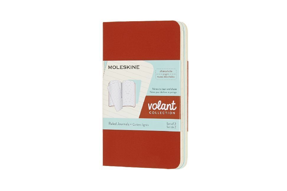 Cover: 8058647620480 | Moleskine Volant XS, 2er Set, Liniert, Soft Cover, Korallrot,...