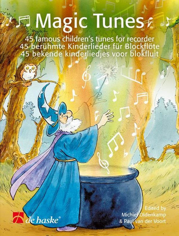 Cover: 9789043120517 | Magic Tunes | 45 famous children's tunes for recorder | Blokfluitland