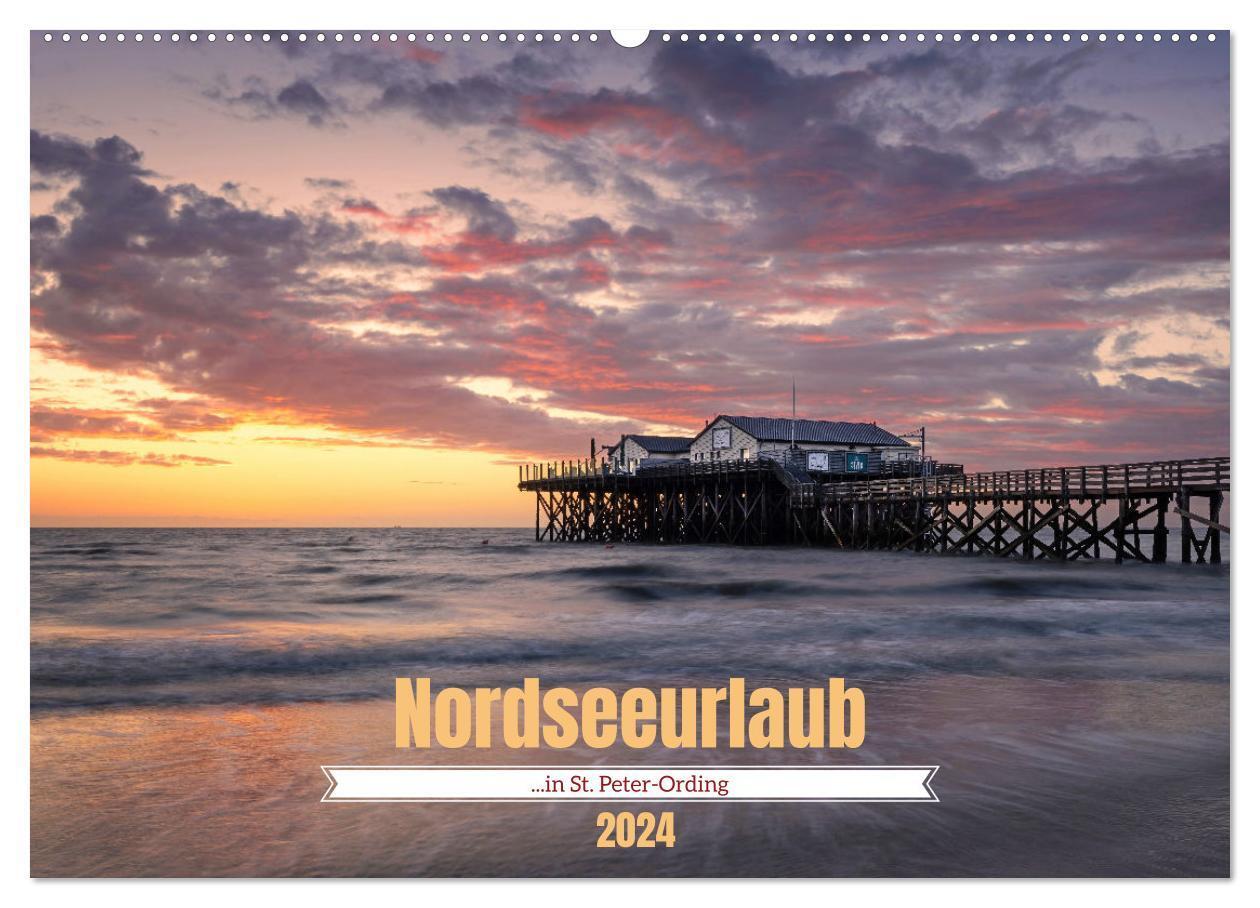 Cover: 9783383732485 | Nordseeurlaub in St. Peter-Ording (Wandkalender 2024 DIN A2 quer),...