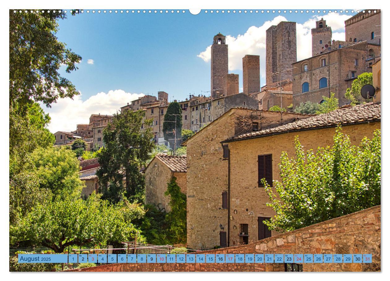 Bild: 9783383920929 | Impressionen aus San Gimignano (Wandkalender 2025 DIN A2 quer),...