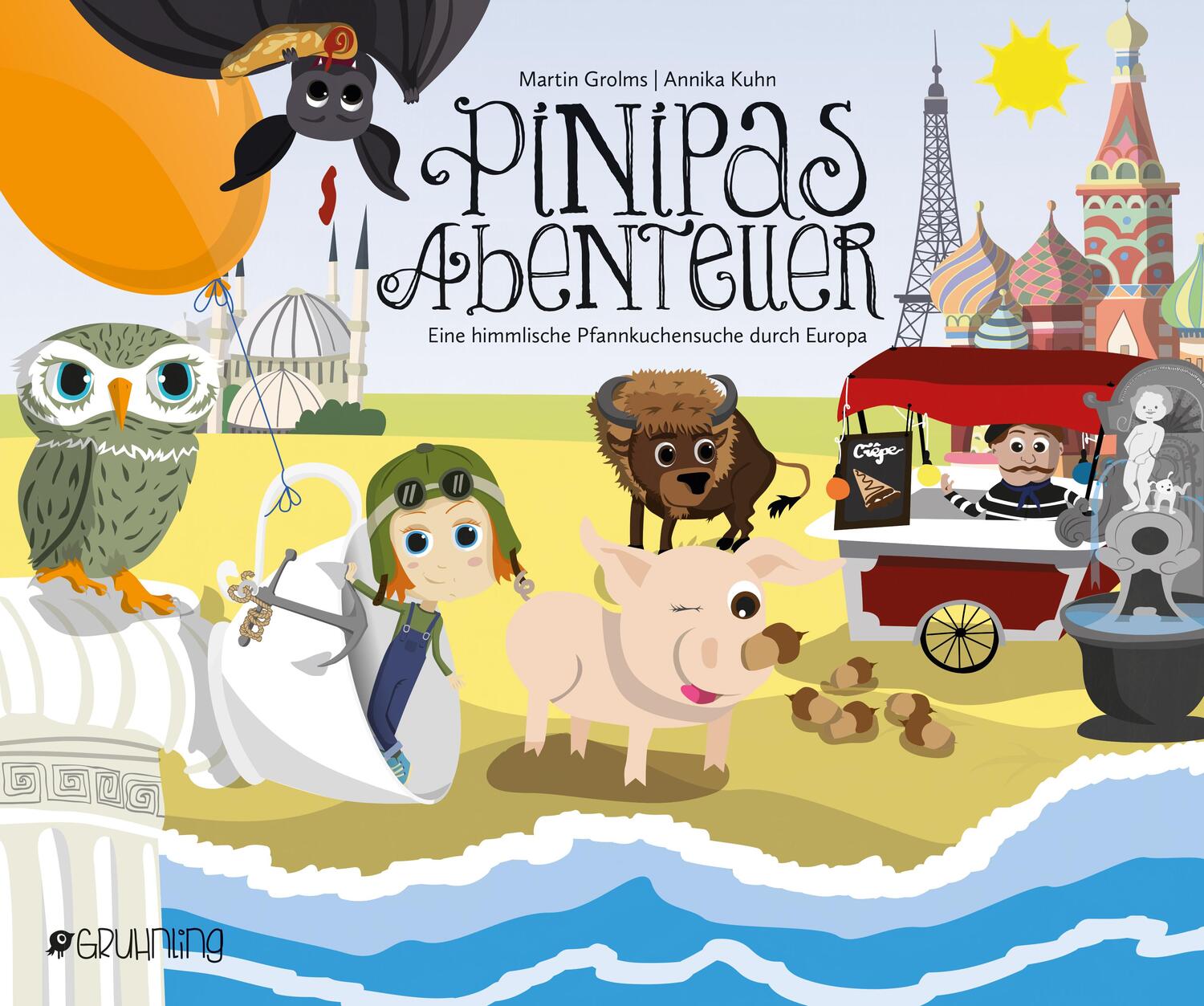 Cover: 9783000524042 | Pinipas Abenteuer 2 | Eine himmlische Pfannkuchensuche durch Europa