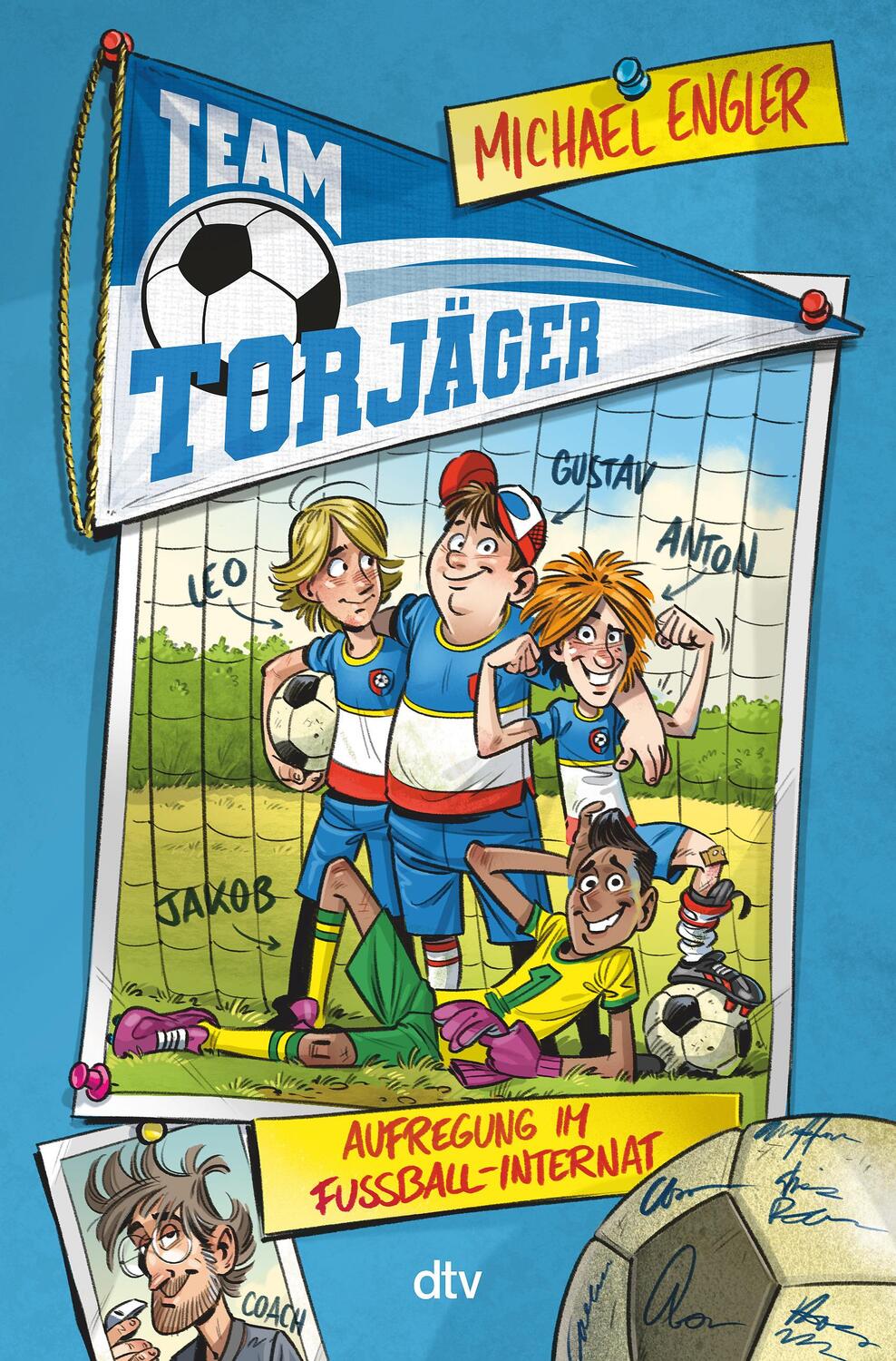 Cover: 9783423763943 | Team Torjäger - Aufregung im Fußballinternat | Michael Engler | Buch