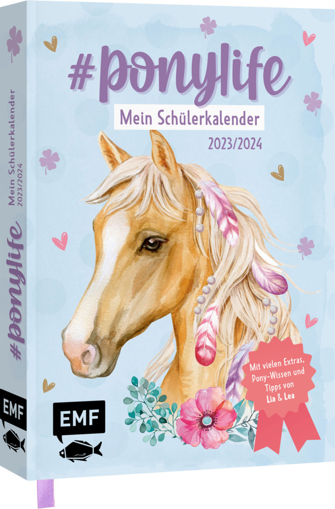 Cover: 9783745912517 | # ponylife - Mein Schülerkalender 2023/2024 | Lea Schirdewahn (u. a.)