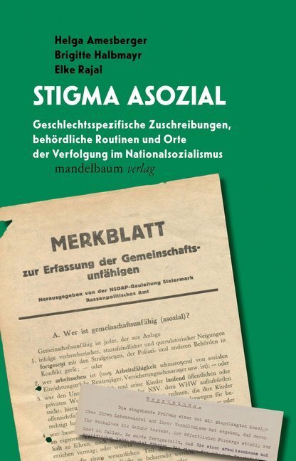 Cover: 9783854768869 | Stigma asozial | Helga Amesberger (u. a.) | Taschenbuch | Deutsch