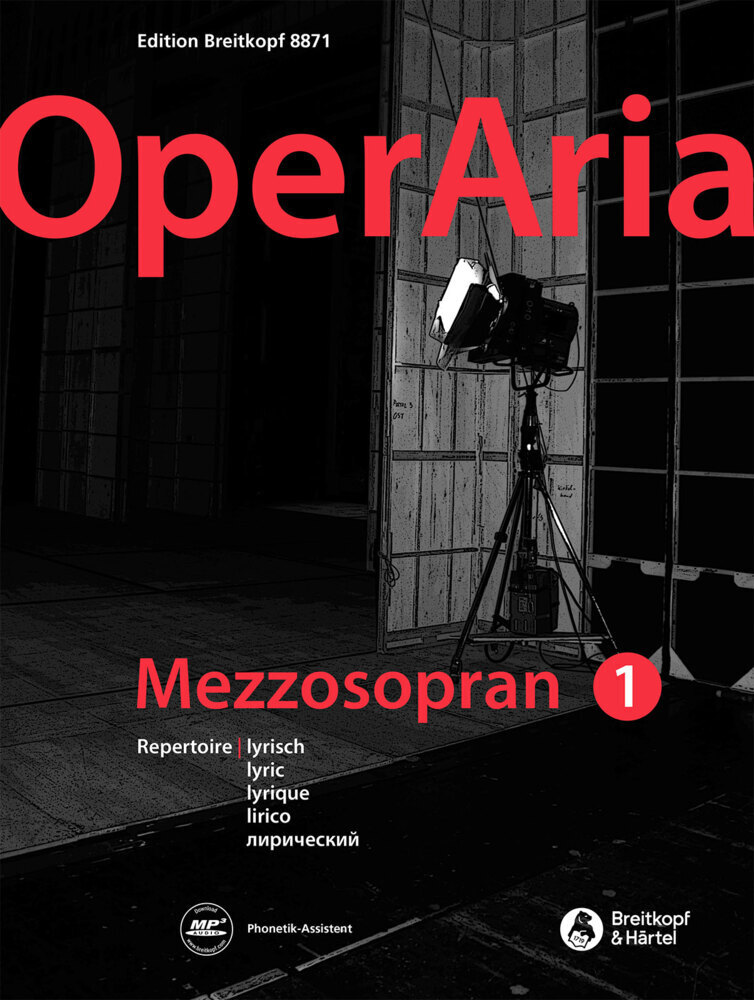 Cover: 9790004184615 | OperAria. Mezzosopran Bd. 1: lyrisch | Peter, Anton Ling | 2020
