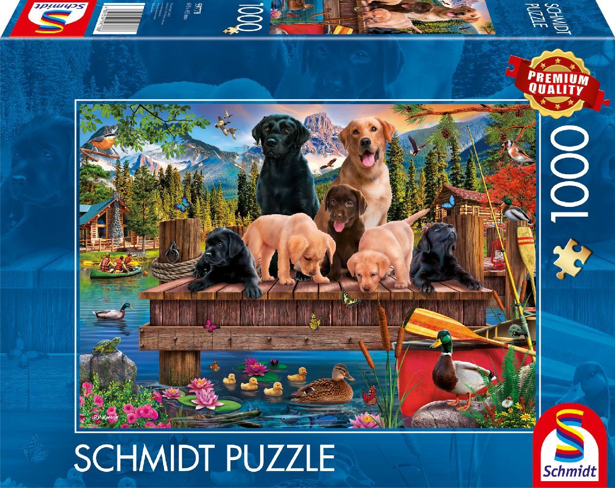 Cover: 4001504597788 | Hundefamilie am See | Spiel | Schachtel | 59778 | 2024