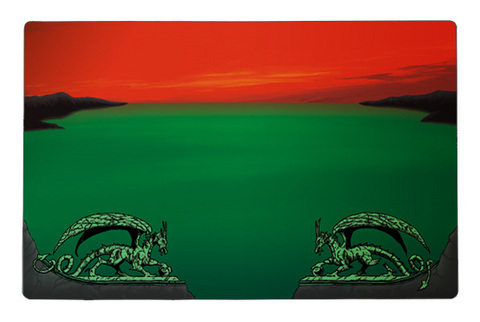 Cover: 5706569201500 | Playmat - Red Zone | Dragon Shield! | EAN 5706569201500