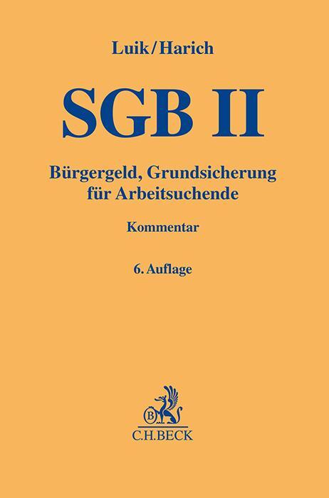 Cover: 9783406799020 | SGB II | Bürgergeld, Grundsicherung für Arbeitsuchende | Luik (u. a.)