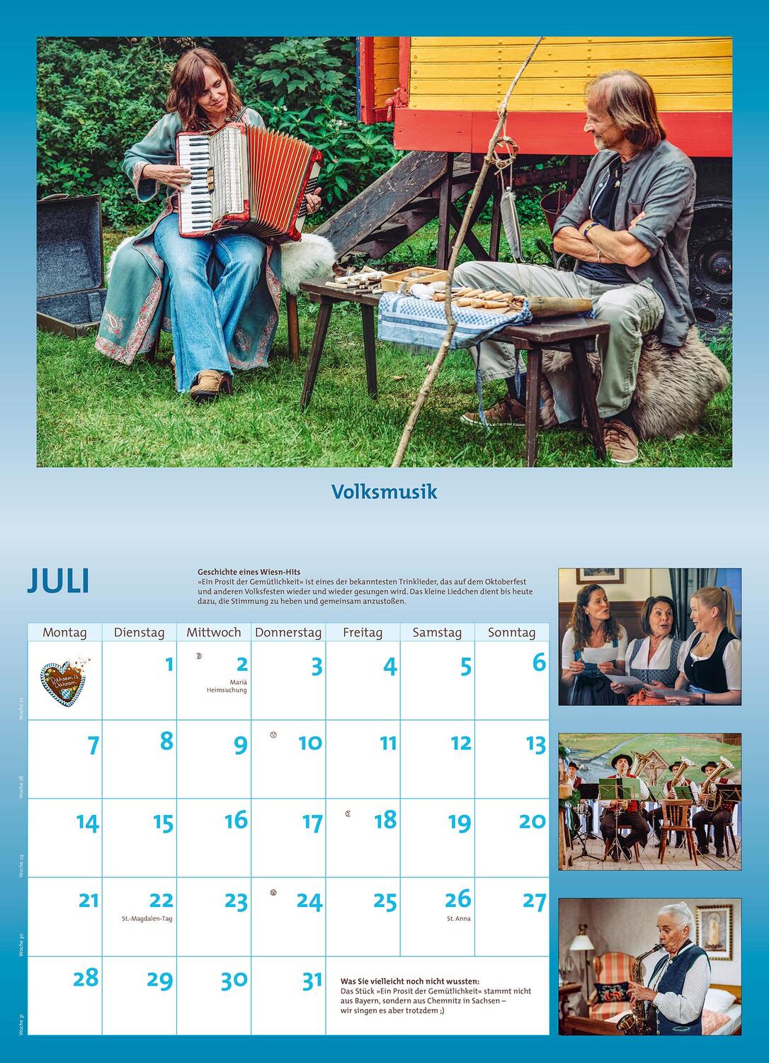 Bild: 4250809654287 | Dahoam is Dahoam 2025 - Broschürenkalender - Wandkalender - mit...