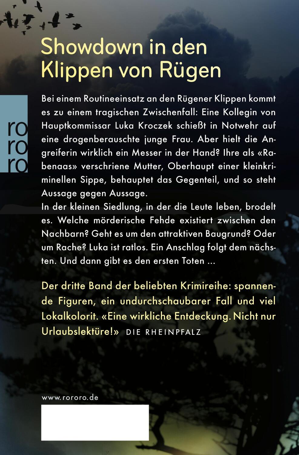 Rückseite: 9783499272721 | Rabenaas | Ein Rügen-Krimi | Klara Holm | Taschenbuch | Deutsch | 2017