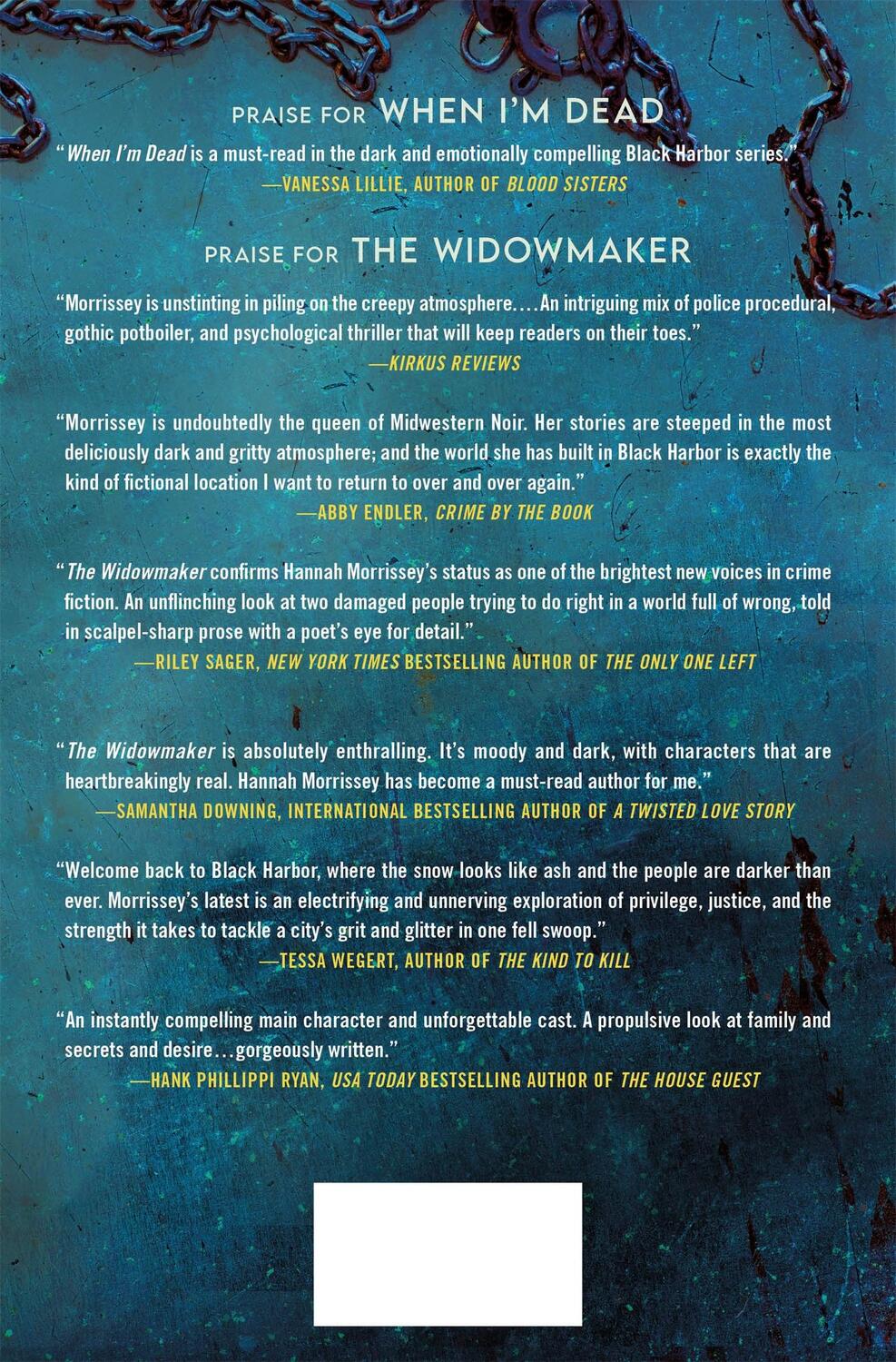 Rückseite: 9781250872340 | When I'm Dead | A Black Harbor Novel | Hannah Morrissey | Buch | 2023