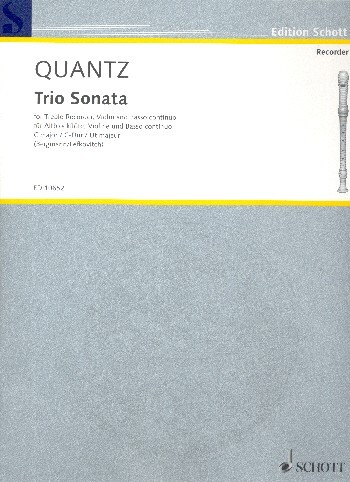 Cover: 9790220103544 | Triosonate C | Johann Joachim Quantz | Buch | Schott Music London