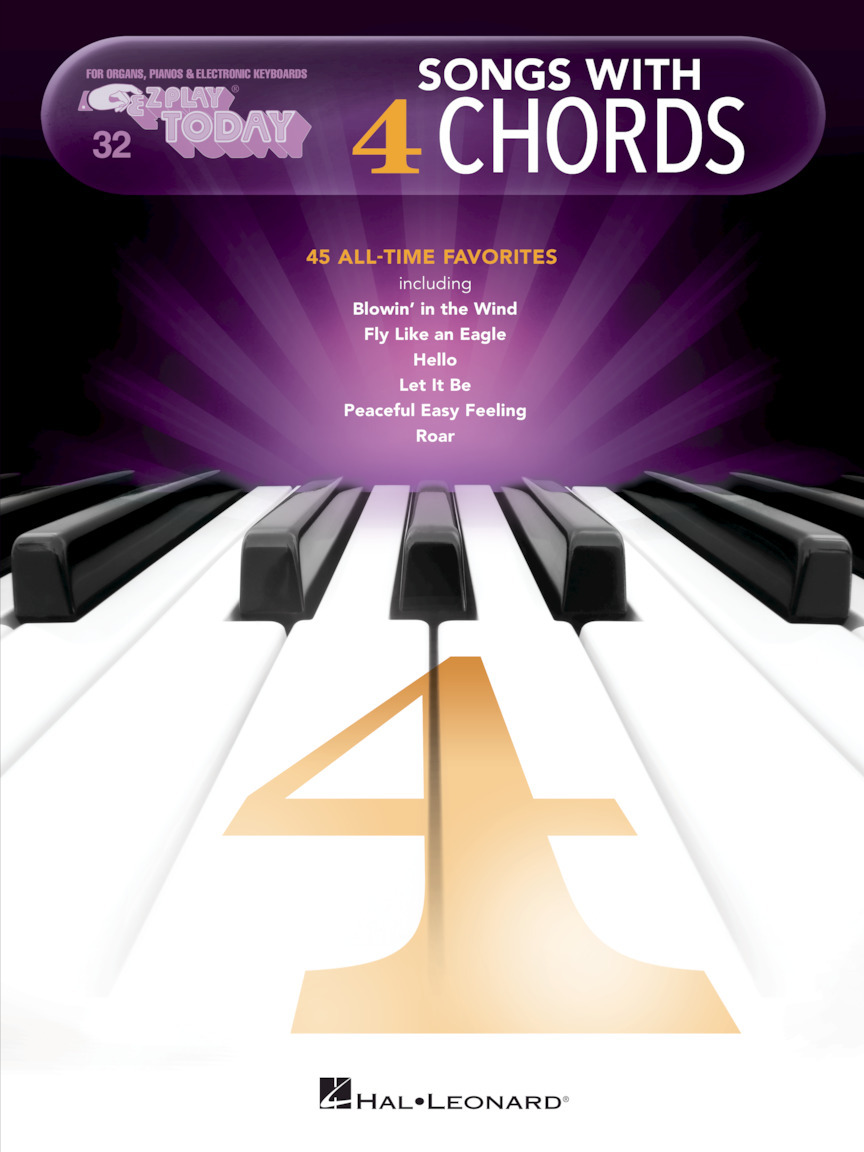 Cover: 888680711566 | Songs with 4 Chords | E-Z Play Today Volume 32 | E-Z Play Today | Buch