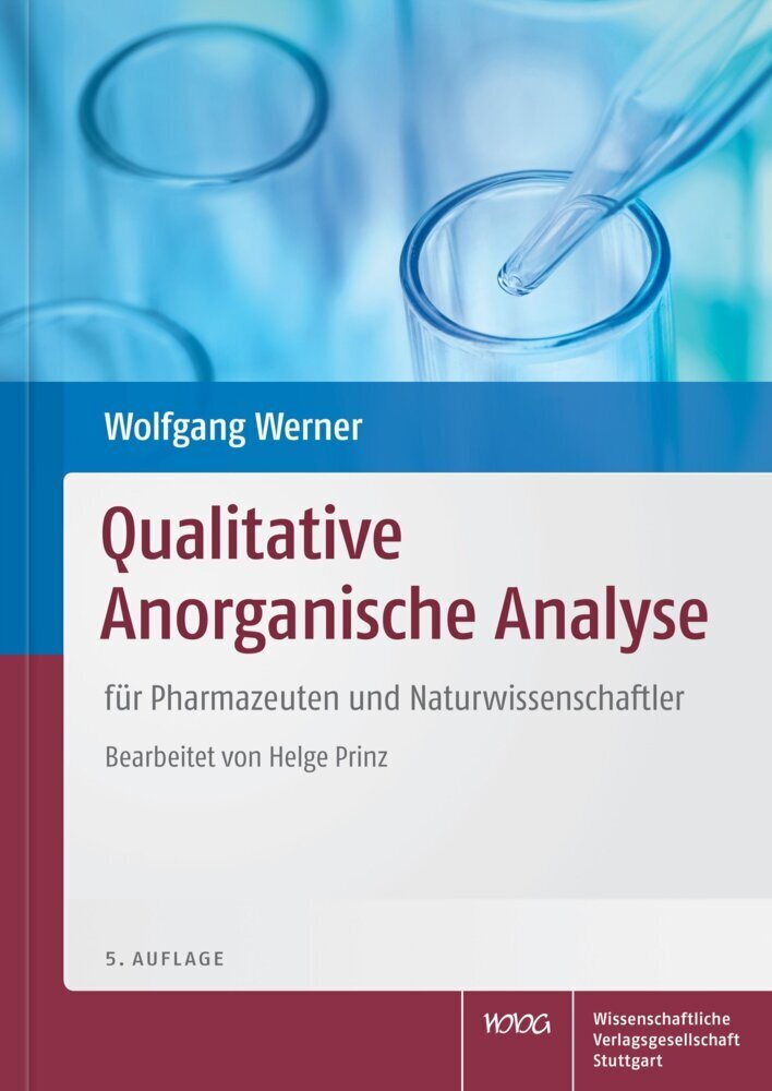 Cover: 9783804731745 | Qualitative anorganische Analyse für Pharmazeuten und...