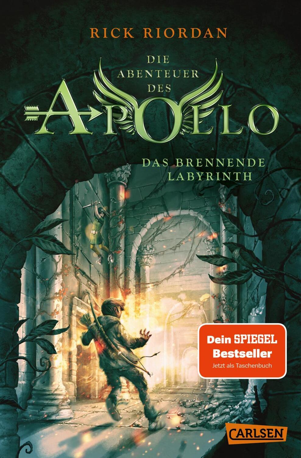 Cover: 9783551320391 | Die Abenteuer des Apollo 3: Das brennende Labyrinth | Rick Riordan
