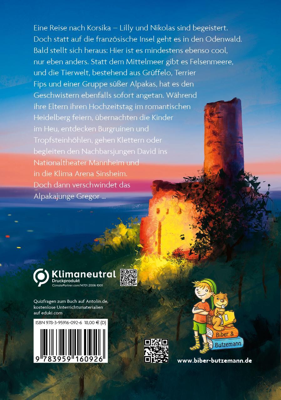 Rückseite: 9783959160926 | Abenteuer rund um Heidelberg und Odenwald | Teresa A. K. Kaya | Buch
