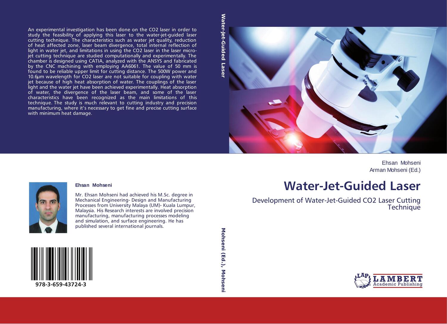 Cover: 9783659437243 | Water-Jet-Guided Laser | Ehsan Mohseni | Taschenbuch | Paperback