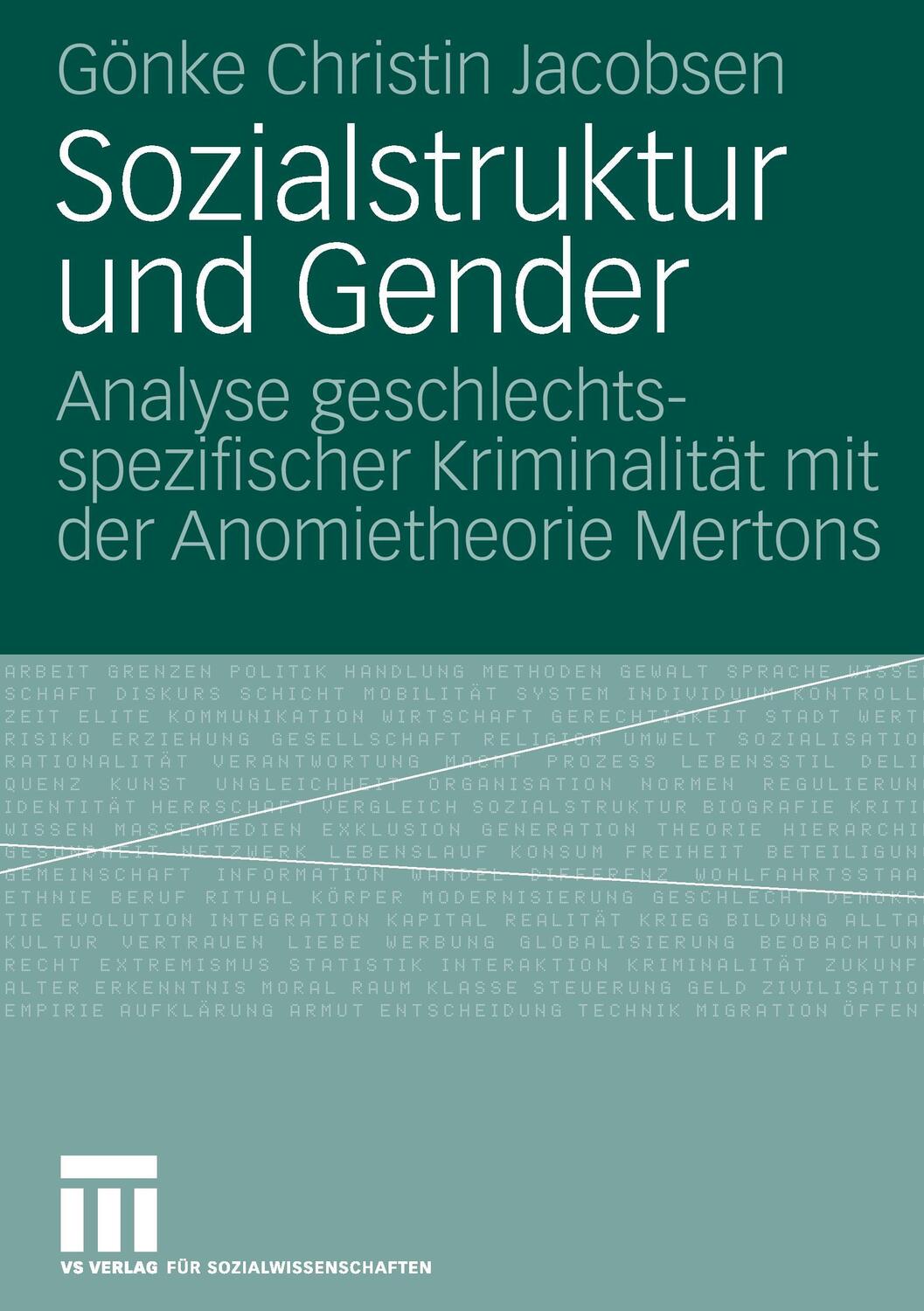 Cover: 9783531155777 | Sozialstruktur und Gender | Gönke Christin Jacobsen | Taschenbuch | x
