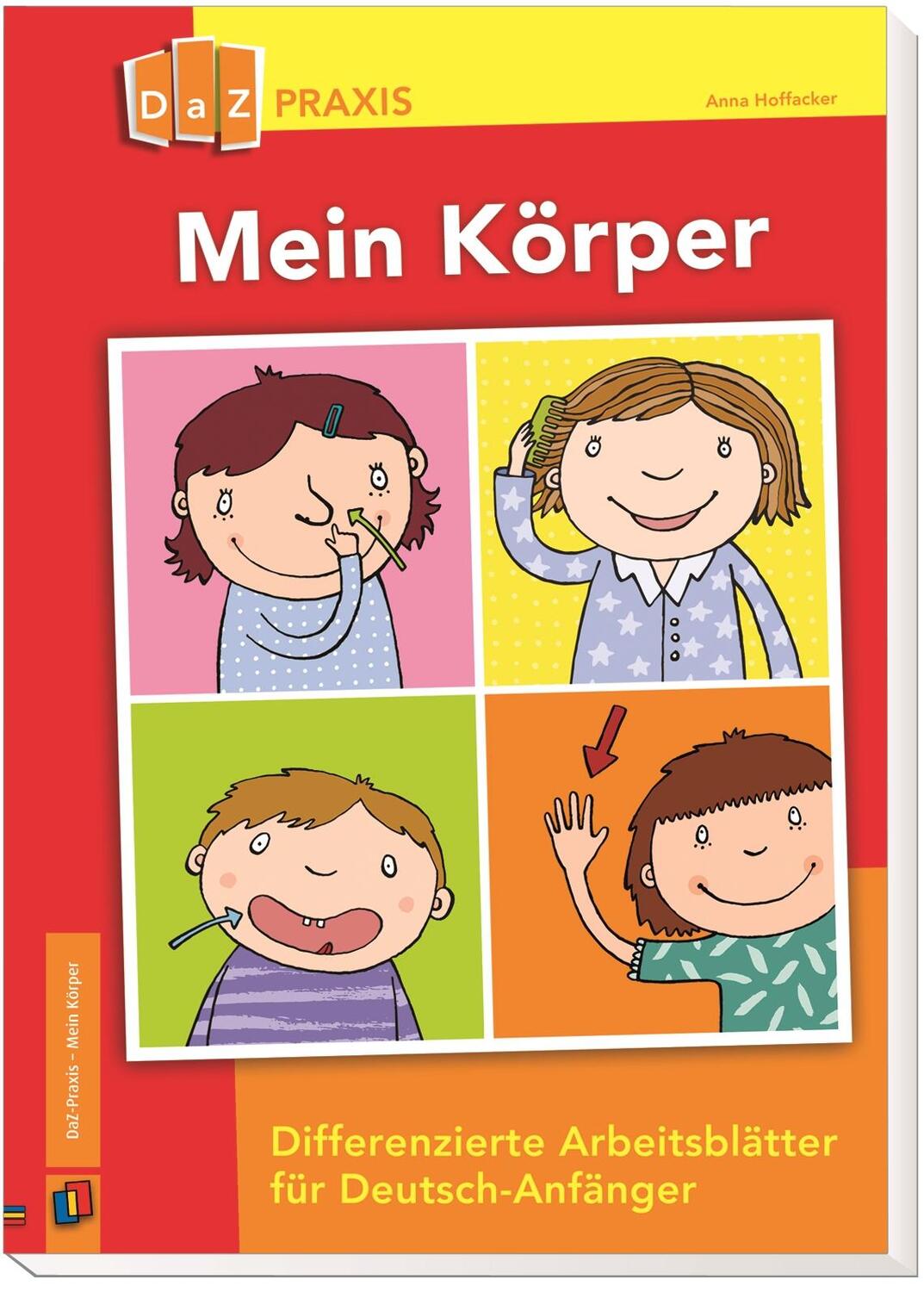 Bild: 9783834631145 | Mein Körper | Differenzierte Arbeitsblätter für Deutsch-Anfänger