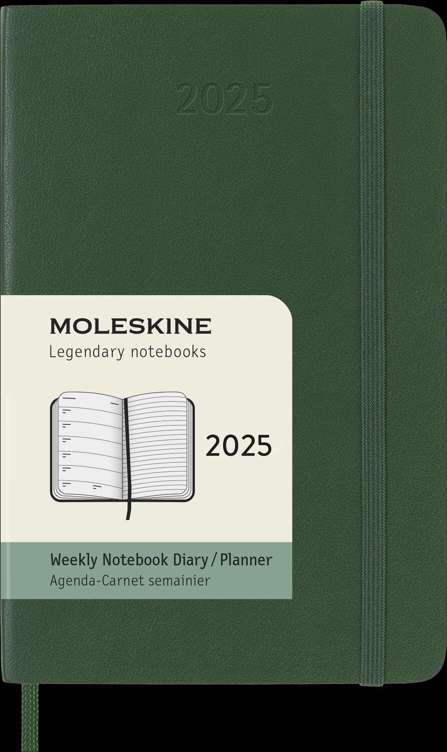 Bild: 8056999270742 | Moleskine 12 Monate Wochen Notizkalender 2025, Pocket/A6, 1 Wo = 1...
