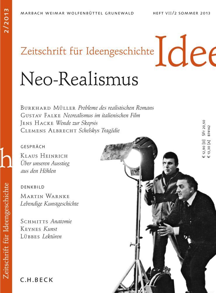 Cover: 9783406644627 | Zeitschrift für Ideengeschichte Heft VII/2 Sommer 2013 | Neo-Realismus