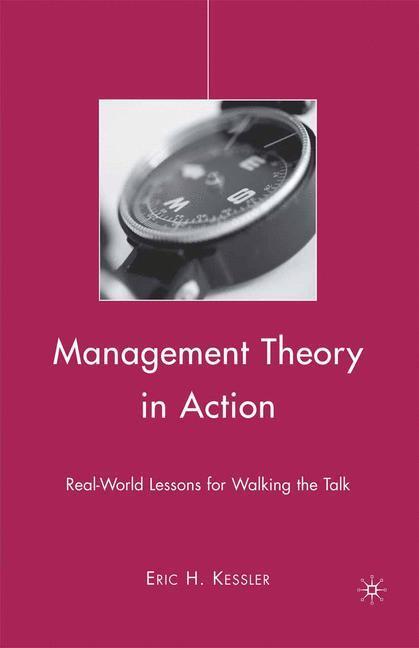 Cover: 9781349374274 | Management Theory in Action | Real-World Lessons for Walking the Talk