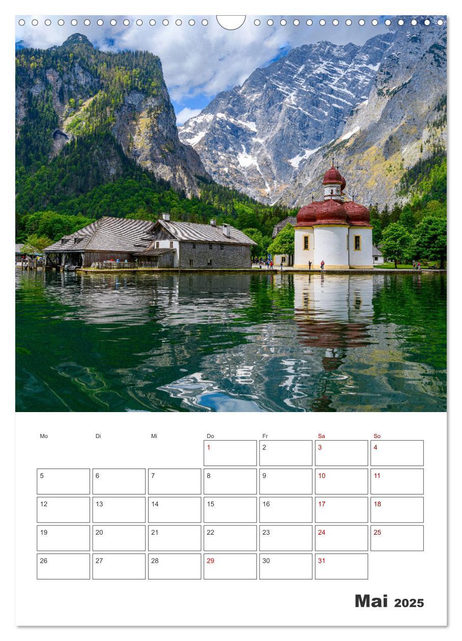 Bild: 9783435909896 | Vier Jahreszeiten im Berchtesgadener Land (Wandkalender 2025 DIN A3...