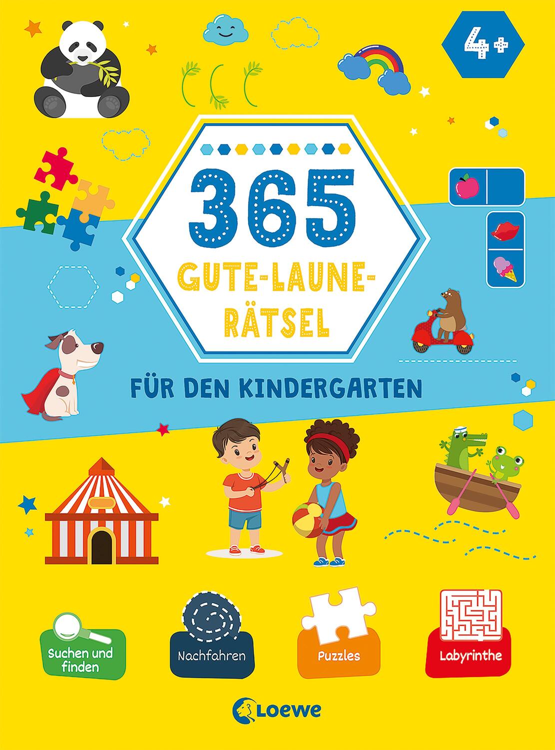 Cover: 9783743211339 | 365 Gute-Laune-Rätsel für den Kindergarten | Loewe Lernen und Rätseln