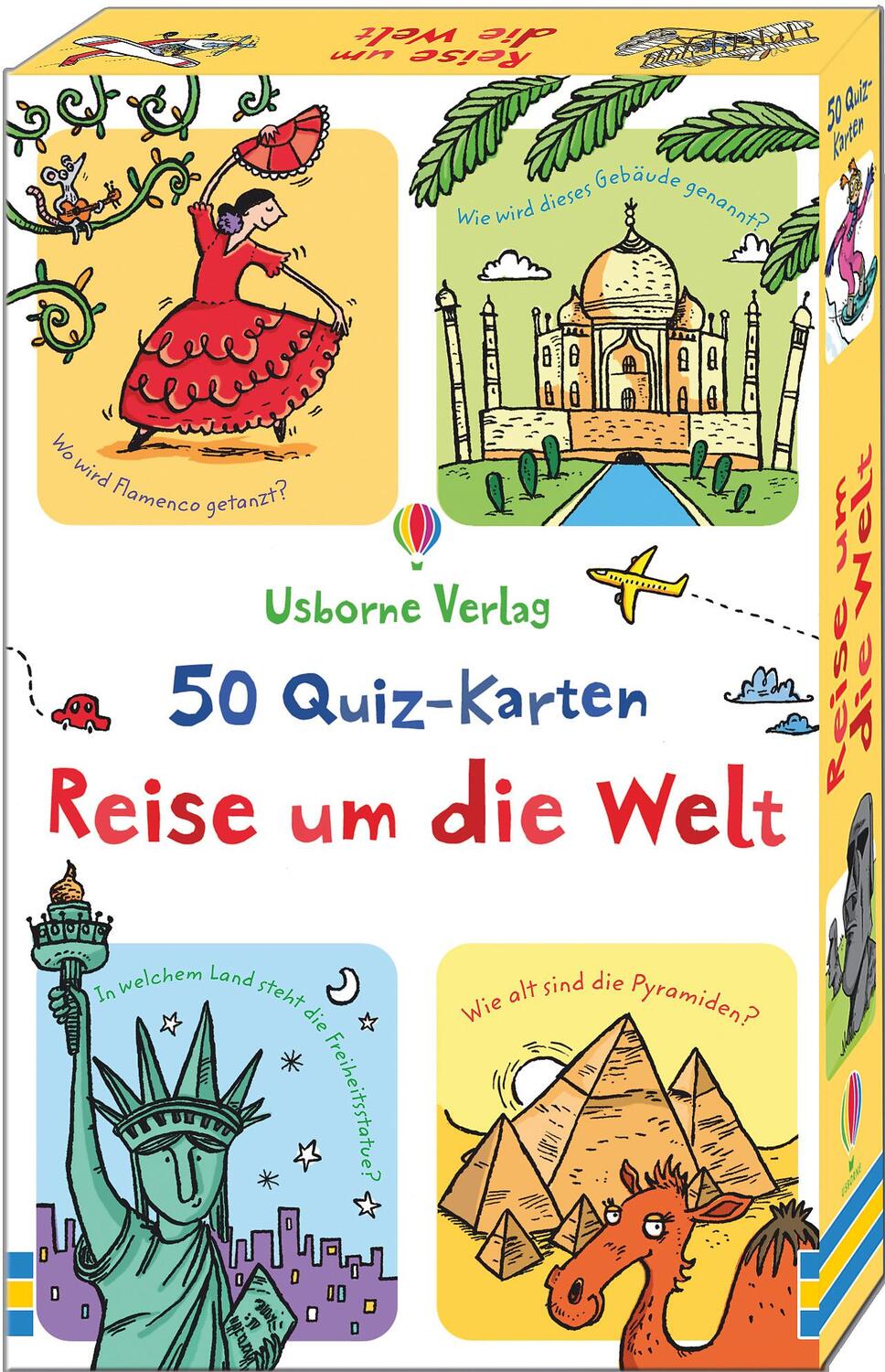 Cover: 9781782324027 | 50 Quiz-Karten: Reise um die Welt | Simon Tudhope | Stück | Deutsch