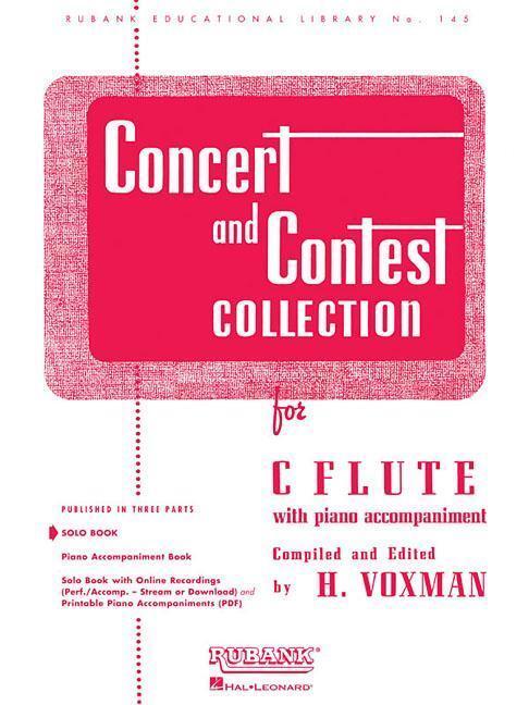 Cover: 9781423445203 | Concert and Contest Collection for C Flute: Solo Book Only | H. Voxman